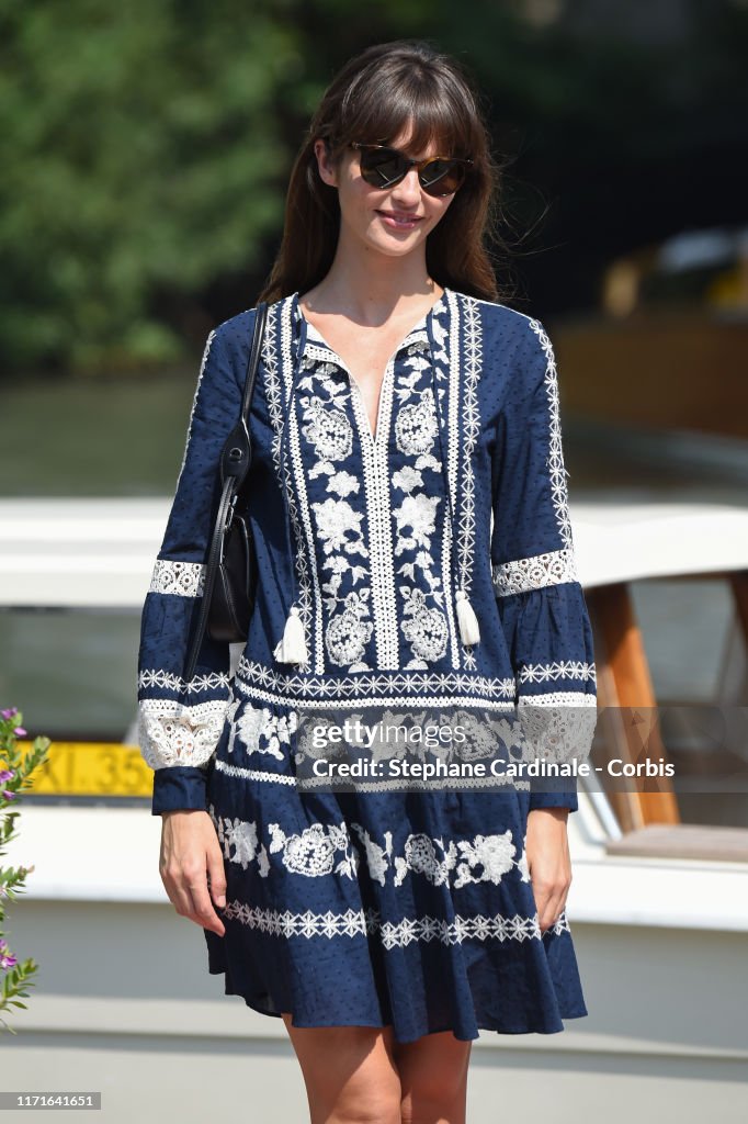Celebrity Sightings During The 76th Venice Film Festival - September 1, 2019