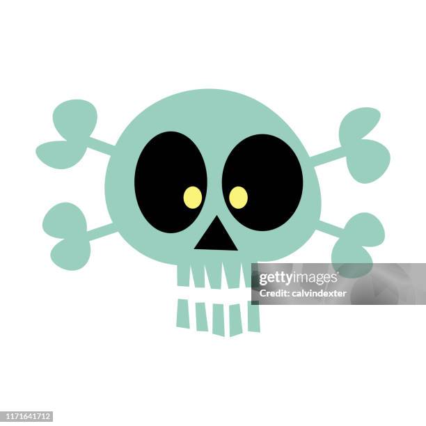 stockillustraties, clipart, cartoons en iconen met menselijke schedel ontwerp - pirate criminal