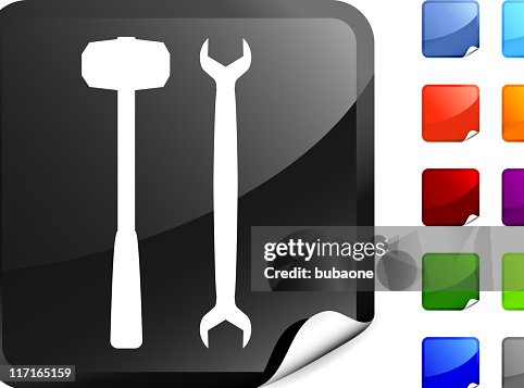 Construction tools internet royalty free vector art Construction tools internet royalty free vector art