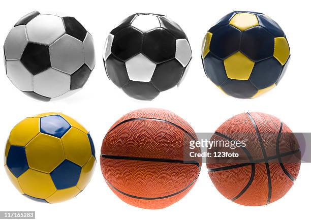 balls - blue sports ball stock pictures, royalty-free photos & images