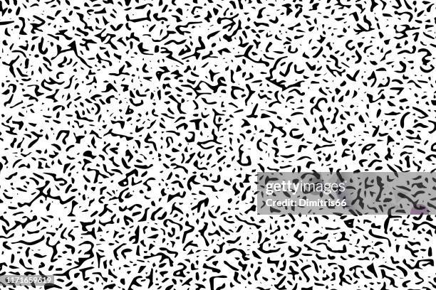black and white abstract textured background - decay stock illustrations