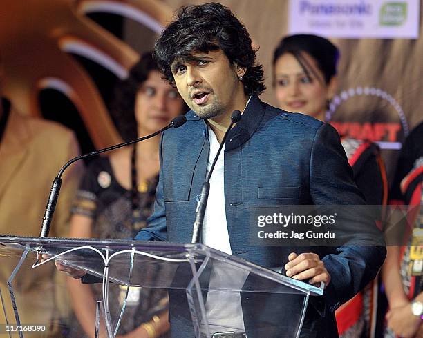 Sonu Nigam at the official launch of the 2011 IIFA awards press conference held at the Royal York Hotel on June 23, 2011 in Toronto, Canada. (Photo...