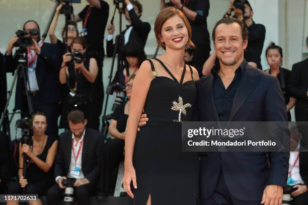 Stefano Accorsi, Bianca Vitali at the 76 Venice International Film Festival 2019. The Laundromat red carpet. Venice , September 1st, 2019