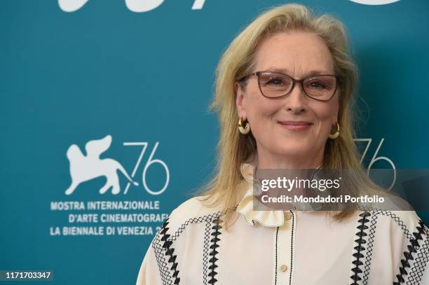 Meryl Streep at the 76 Venice International Film Festival 2019. The Laundromat photo call. Venice , September 1st, 2019