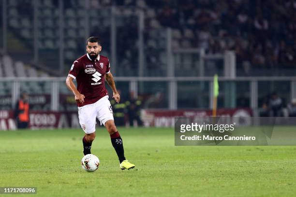 Tomas Rincon of Torino FC in action during the Serie A match between Torino Fc and Ac Milan. Torino Fc wins 2-1 over Ac Milan.