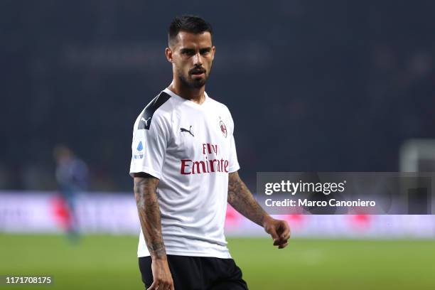 Suso of Ac Milan during the the Serie A match between Torino Fc and Ac Milan. Torino Fc wins 2-1 over Ac Milan.