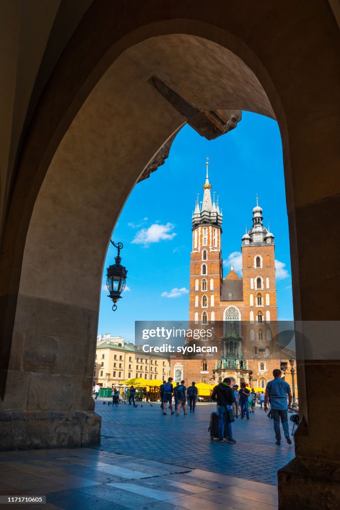 Plaza del mercado principal de Cracovia