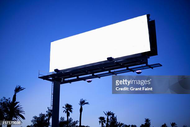 blank billboard. - us blank billboard stock pictures, royalty-free photos & images