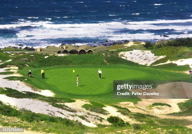 The Spyglass Hill Golf Course on the 3rd hole, Monterey Peninsula in Monterey, California, United States.