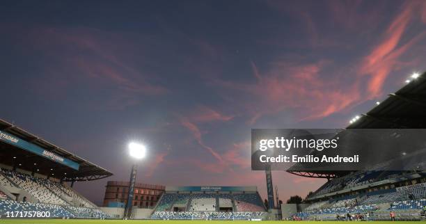 General view inside the stadium prior to the Serie A match between US Sassuolo and Atalanta BC at Mapei Stadium - Citta del Tricolore on September...