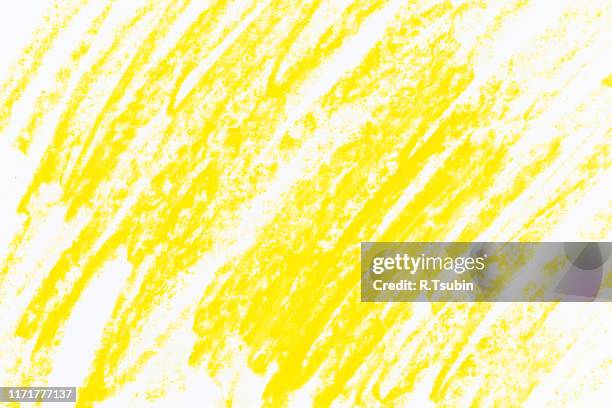 yellow white skatch crayons strockes texture background - crayola stock pictures, royalty-free photos & images