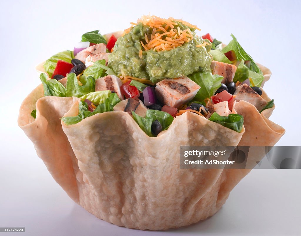 Taco Salad with Grilled Chicken