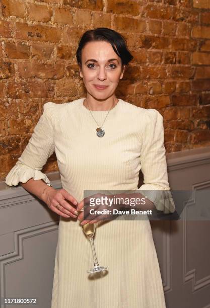 Amanda Abbington attends the press night after party for "The Son" at The Century Club on September 02, 2019 in London, England.