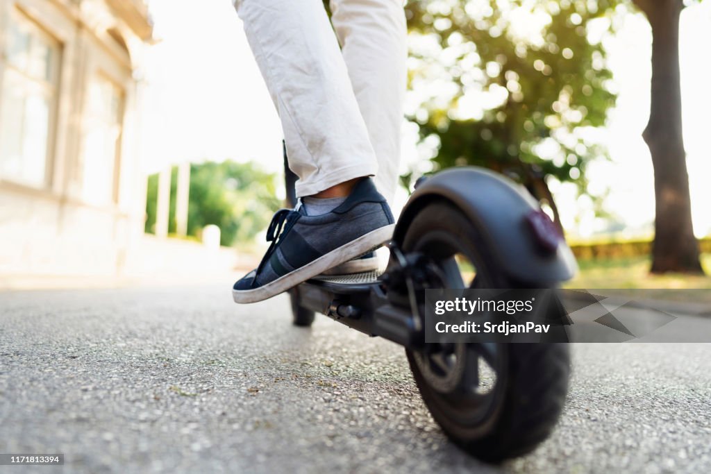 Scooting rond de stad