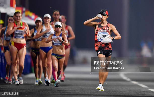Doha , Qatar - 28 September 2019; Yusuke Suzuki of Japan competing in the Men's 50km Race Walk during day two of the World Athletics Championships...