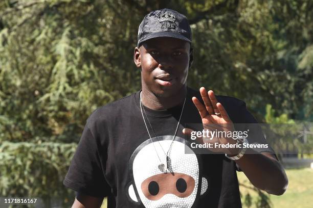 Kurt Zouma of France arrives at the National Football Centre as part of the preparation to UEFA Euro 2020 on September 02, 2019 in Clairefontaine,...