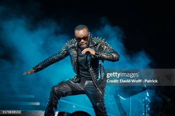 Gims performs at Stade de France on September 28, 2019 in Paris, France.