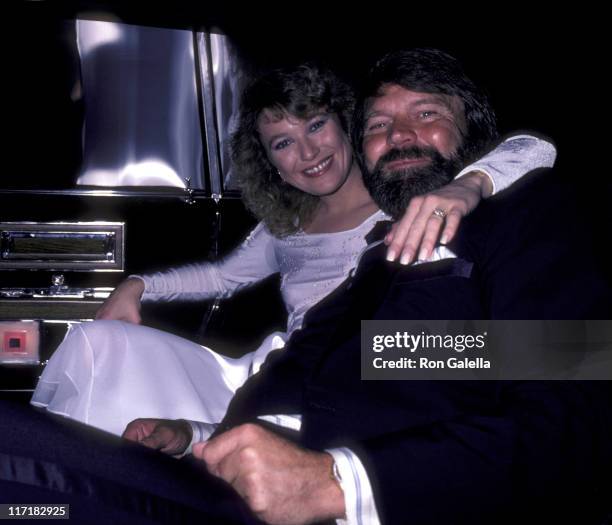 Musician Glen Campbell and Tanya Tucker attend Glen Campbell Golf Tournament Dinner Gala on February 17, 1981 at the Century Plaza Hotel in Century...