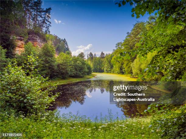 the beautiful rural landscape in the central bohemian region of hradec kralove, near jicin, czech republic. - cultura ceca foto e immagini stock