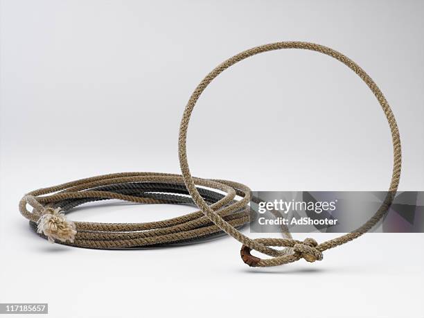 lasso rope - west texas stock pictures, royalty-free photos & images