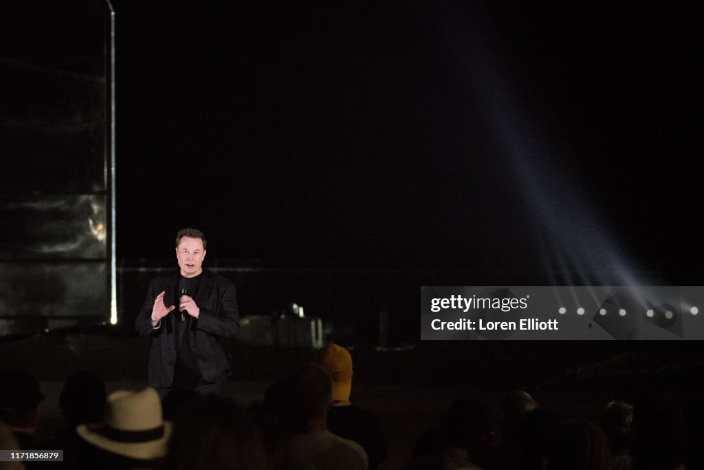 SpaceX CEO Elon Musk gives an update on the next-generation Starship
