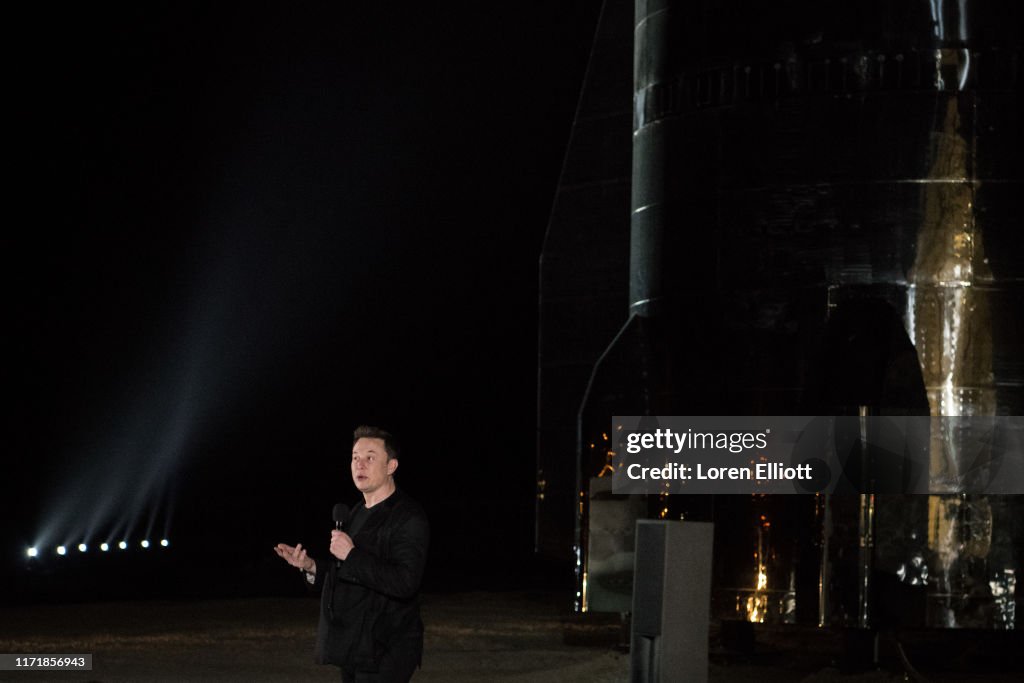 SpaceX CEO Elon Musk gives an update on the next-generation Starship