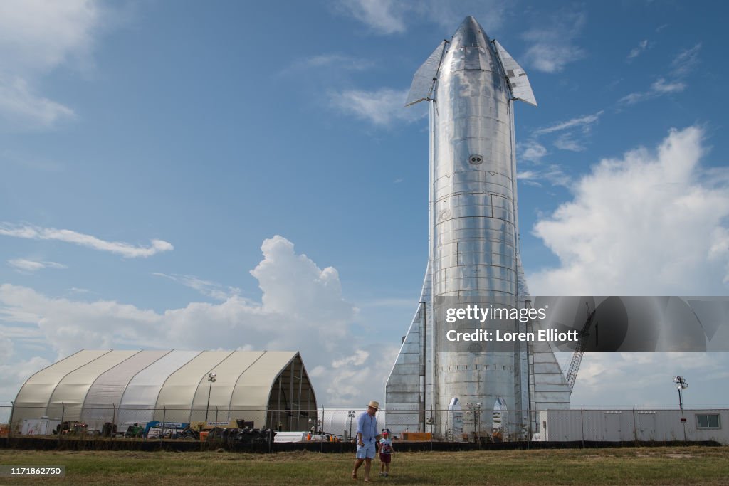 SpaceX CEO Elon Musk Gives Update On Starship Launch Vehicle At Texas Launch Facility