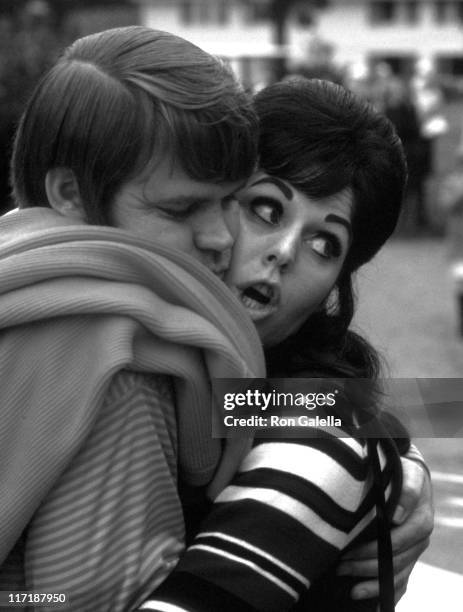 Musician Glen Campbell and Billie Jean Nunley attend 29th Annual Bing Crosby National Pro-Am Golf Tournament and Clambake on January 22, 1970 at...