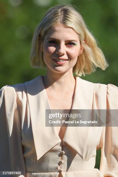 Lucy Boynton is seen arriving at the 76th Venice Film Festival on September 03, 2019 in Venice, Italy.