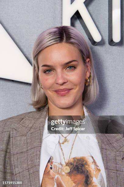 Anne-Marie visits the Kiss FM Studio's on September 03, 2019 in London, England.