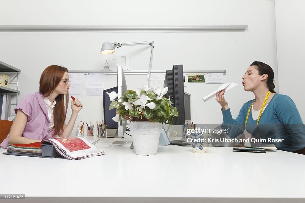 Women working in an office