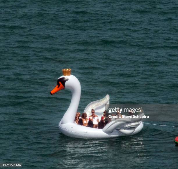 Swan Inflatable Raft Raft Lake Photos and Premium High Res Pictures - Getty Images