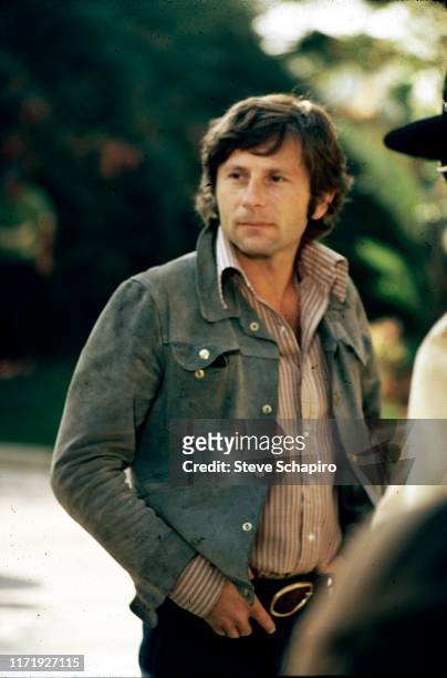 French-born film director Roman Polanski on the set of his film 'Chinatown,' Los Angeles, California, 1973.