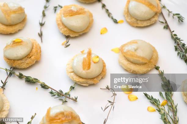 buffet reception finger food appetizers - wedding food stock pictures, royalty-free photos & images