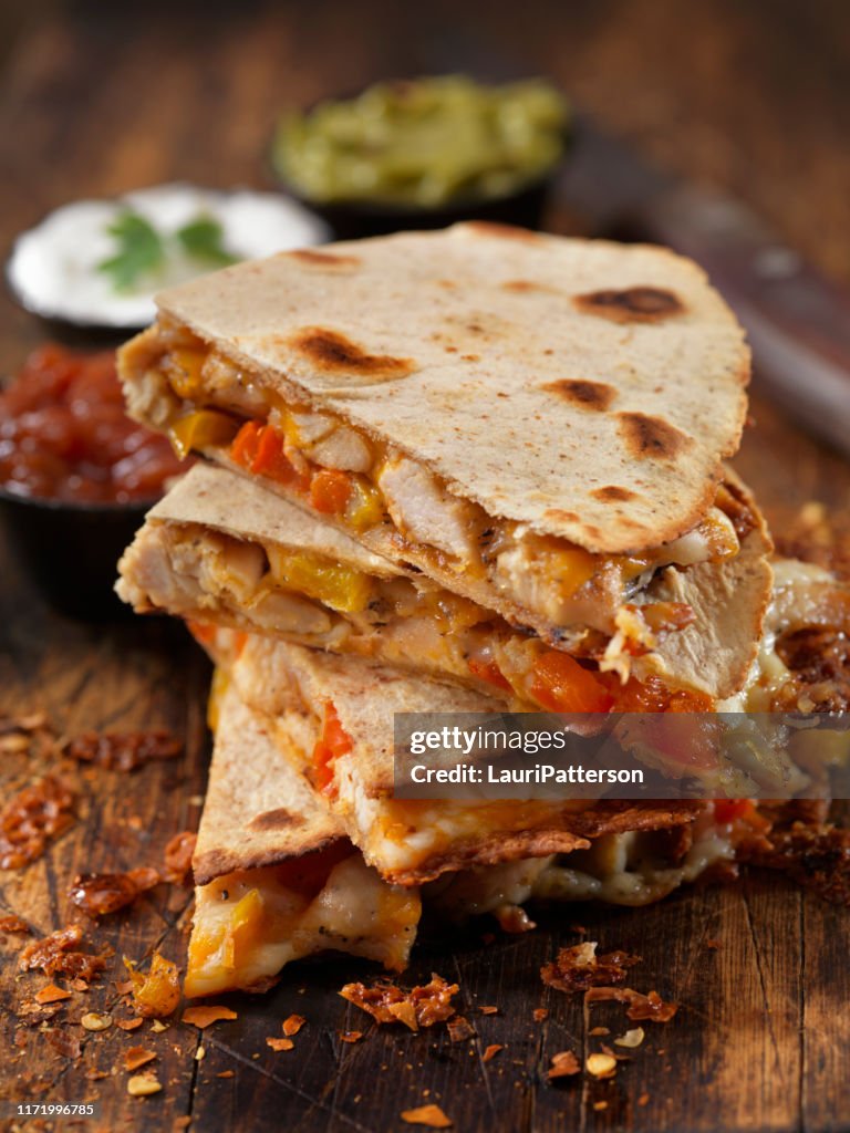 Cheesy Chicken Quesadilla