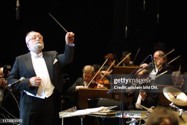 Europaeischer Presse und Funkball Presseball Berlin 2001 Krzysztof Penderecki Dirigent