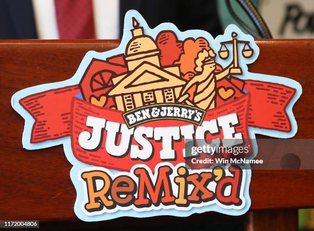 Ben & Jerry's announced a new flavor, Justice Remix'd, at a press conference September 03, 2019 in Washington, DC. Ben & Jerry's launched the new...