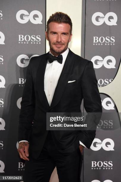 David Beckham attends GQ Men Of The Year Awards 2019 in association with HUGO BOSS at Tate Modern on September 03, 2019 in London, England.