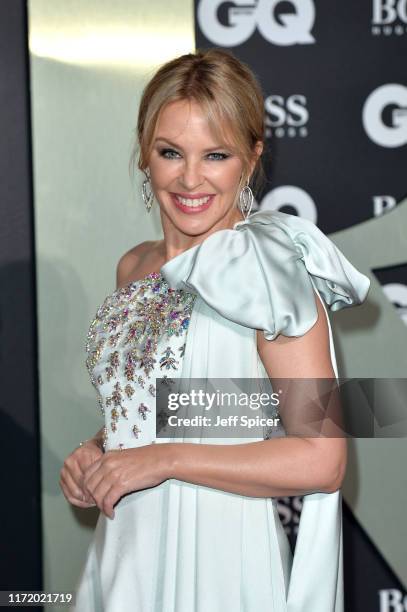Kylie Minogue attends the GQ Men Of The Year Awards 2019 at Tate Modern on September 03, 2019 in London, England.