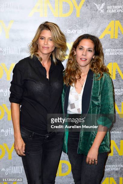 Alice Taglioni and Alysson Paradis attend the "Andy" Premiere At L'Elysee Biarritz on September 03, 2019 in Paris, France.