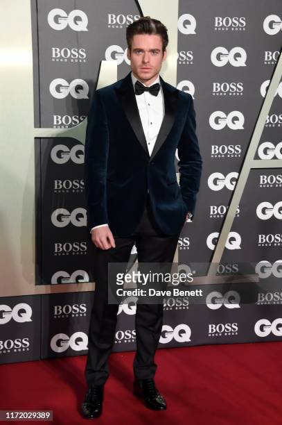Richard Madden attends GQ Men Of The Year Awards 2019 in association with HUGO BOSS at Tate Modern on September 03, 2019 in London, England.