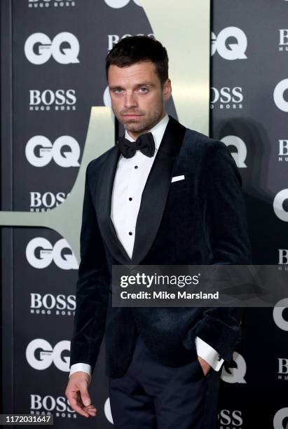 Sebastian Stan attends the GQ Men Of The Year Awards 2019 at Tate Modern on September 03, 2019 in London, England.