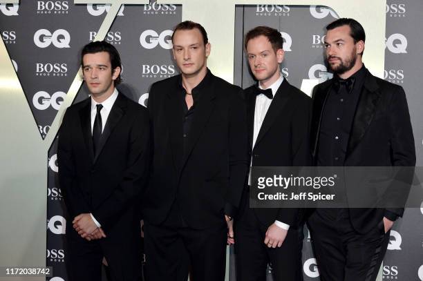 The band 'The 1975' attends the GQ Men Of The Year Awards 2019 at Tate Modern on September 03, 2019 in London, England.