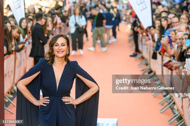 Ana Milan attends 'Masterchef Celebrity' during FesTVal 2019 at Teatro Principal on September 03, 2019 in Vitoria-Gasteiz, Spain.