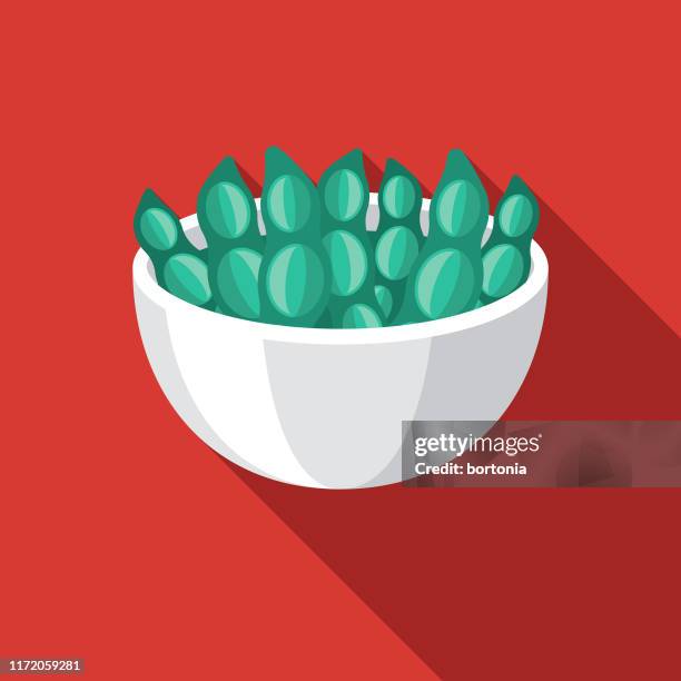 bildbanksillustrationer, clip art samt tecknat material och ikoner med edamame japanska mat ikon - edamame