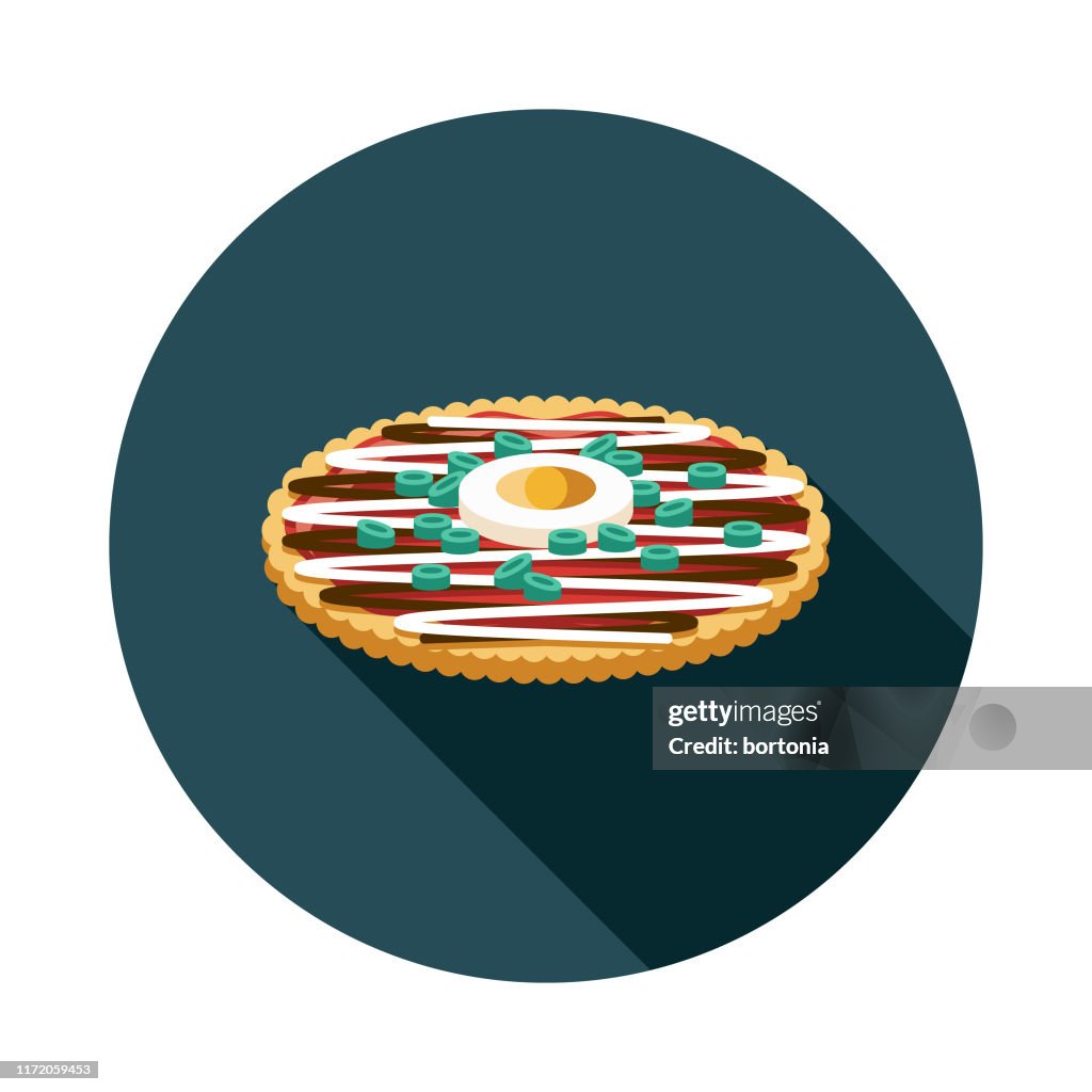 Okonomiyaki Japanese Food Icon