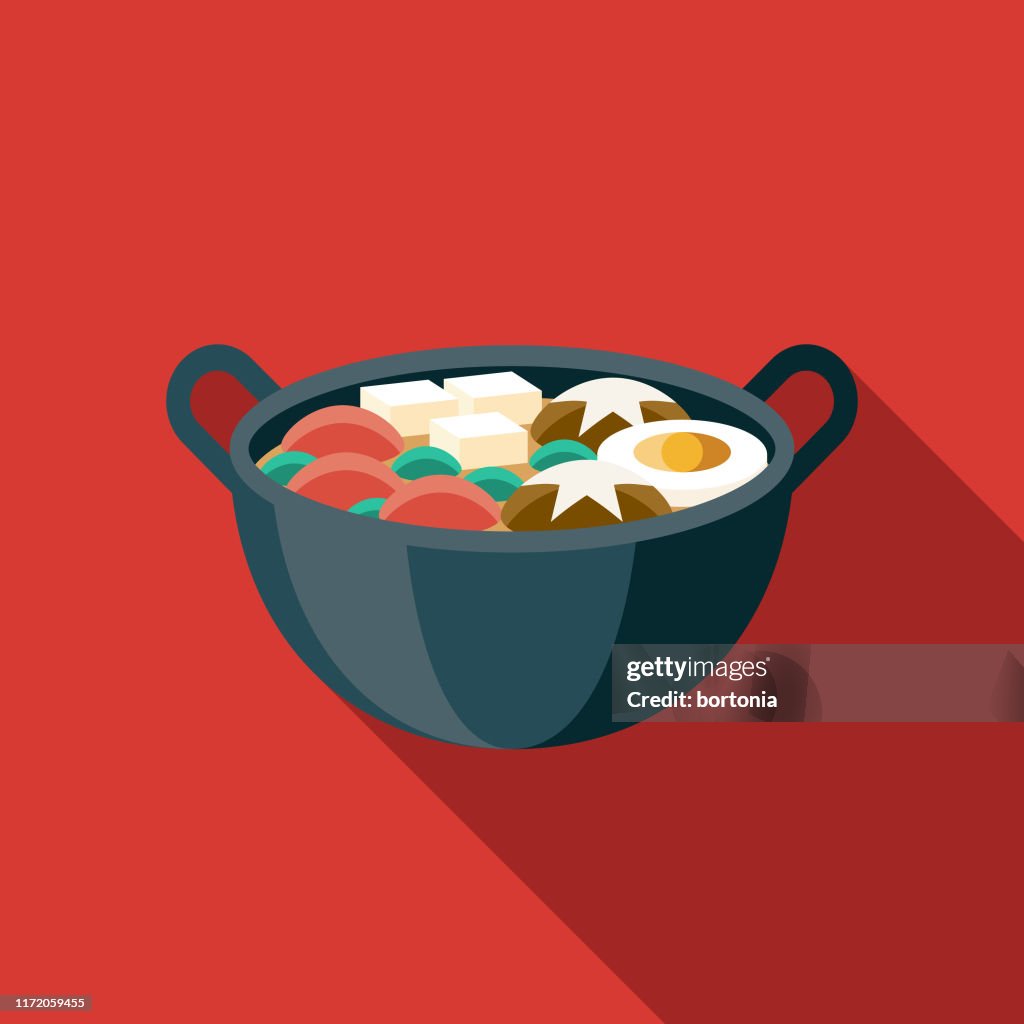 Sukiyaki Japanese Food Icon