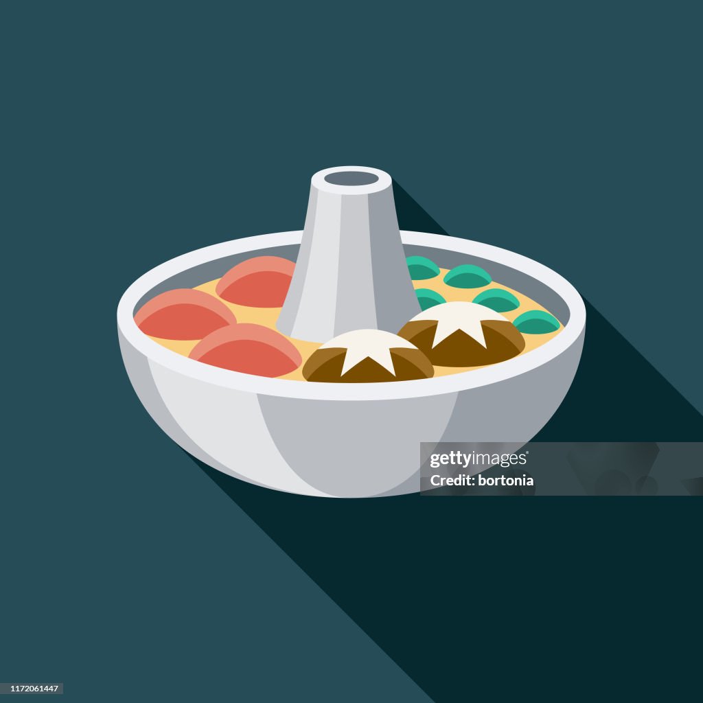 Shabu Shabu Japanese Food Icon