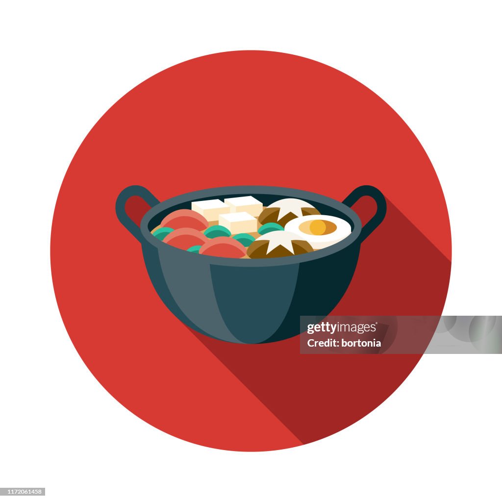 Sukiyaki Japanese Food Icon