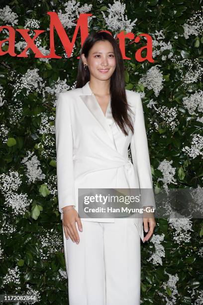 Actress Claudia Kim aka Kim Soo-Hyun attends the photocall for 'Max Mara' flagship store opening on September 03, 2019 in Seoul, South Korea.